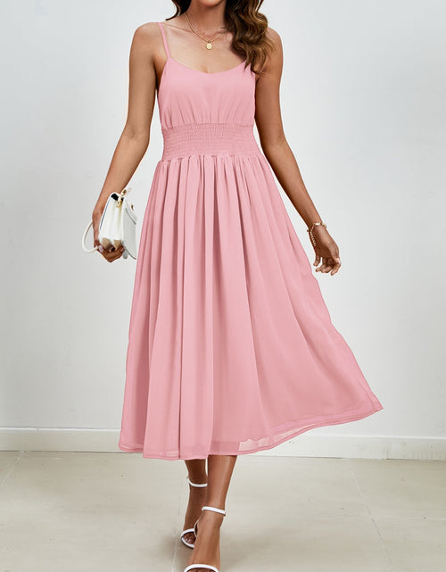 Load image into Gallery viewer, Scoop Neck Midi Cami Dress
