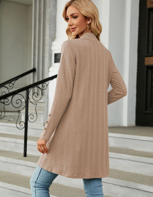 Load image into Gallery viewer, Long Sleeve Open Front Cardigan
