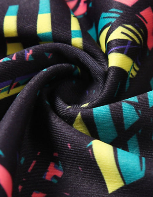 Load image into Gallery viewer, Printed Wide Waistband Active Leggings with Stirrups
