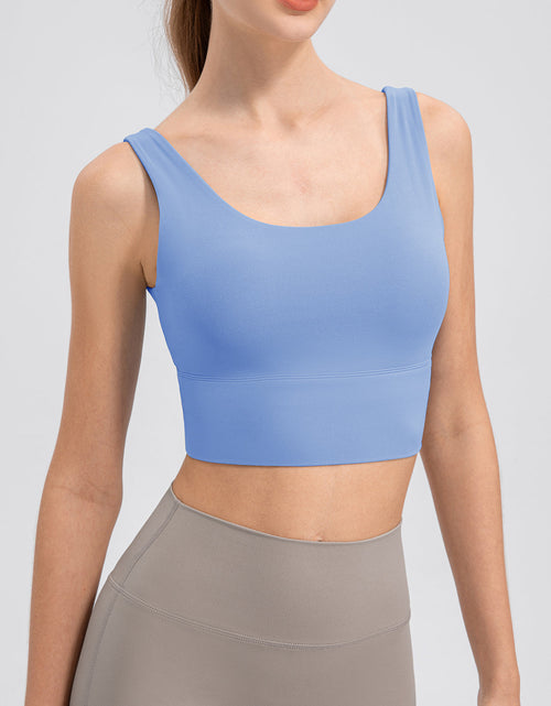 Load image into Gallery viewer, Scoop Neck Wide Strap Active Tank
