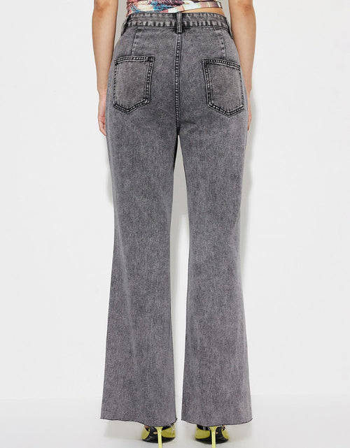 Load image into Gallery viewer, High Waist Bootcut Jeans with Pockets
