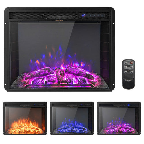 Load image into Gallery viewer, 26 Inch Recessed Electric Fireplace with Adjustable Flame Brightness
