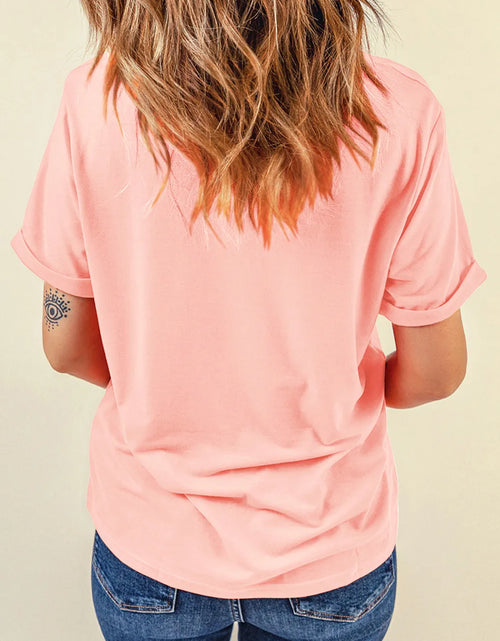 Load image into Gallery viewer, Pumpkin Graphic Round Neck Long Sleeve T-Shirt
