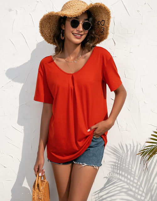Load image into Gallery viewer, Ivy Lane Lace Trim Short Sleeve Top
