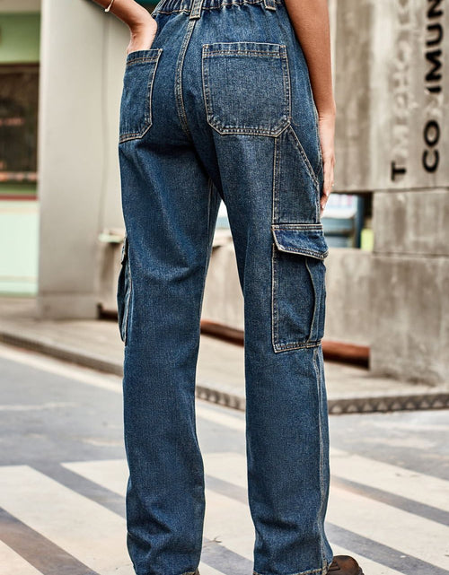 Load image into Gallery viewer, Loose Fit Long Pants with Pockets
