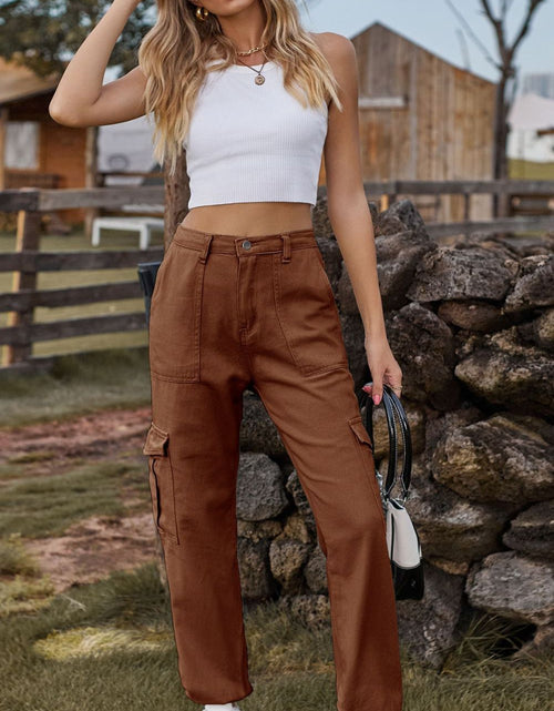 Load image into Gallery viewer, Long Jeans with Pocket
