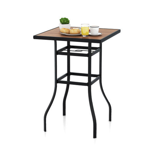 Load image into Gallery viewer, 27.5 Inches Patio Bar Table for Garden Backyard Poolside
