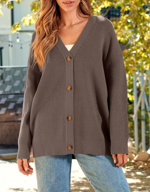 Load image into Gallery viewer, Button Down Long Sleeve Cardigan
