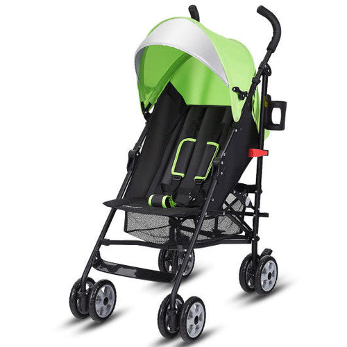 Load image into Gallery viewer, Folding Lightweight Baby Toddler Umbrella Travel Stroller-Green
