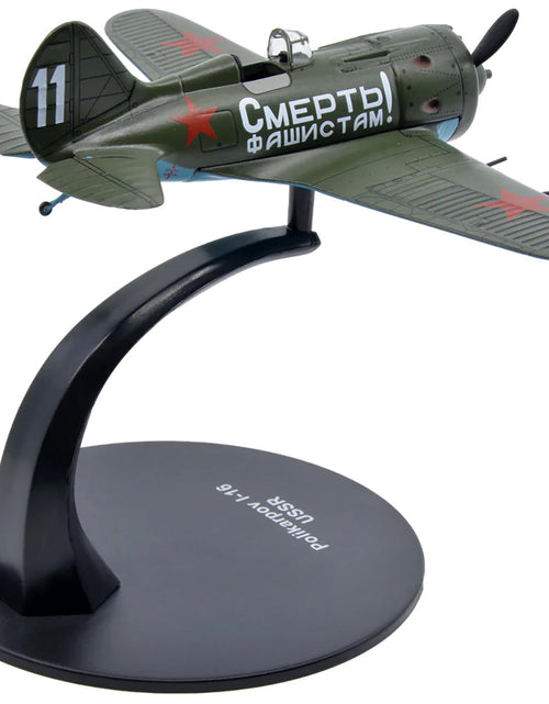 Load image into Gallery viewer, Polikarpov I-16 Fighter Plane (USSR 1933) 1/72 Diecast Model by Warbirds of WWII
