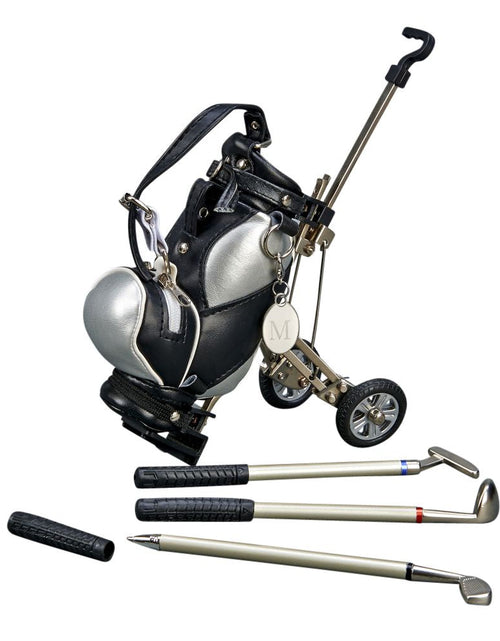 Load image into Gallery viewer, Golf Cart Style Pen Set &amp; Holder by Creative Gifts
