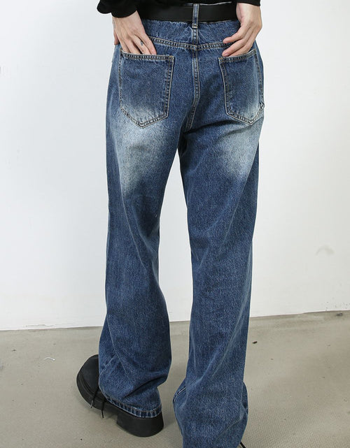 Load image into Gallery viewer, Men's Wide Straight Leg Jeans
