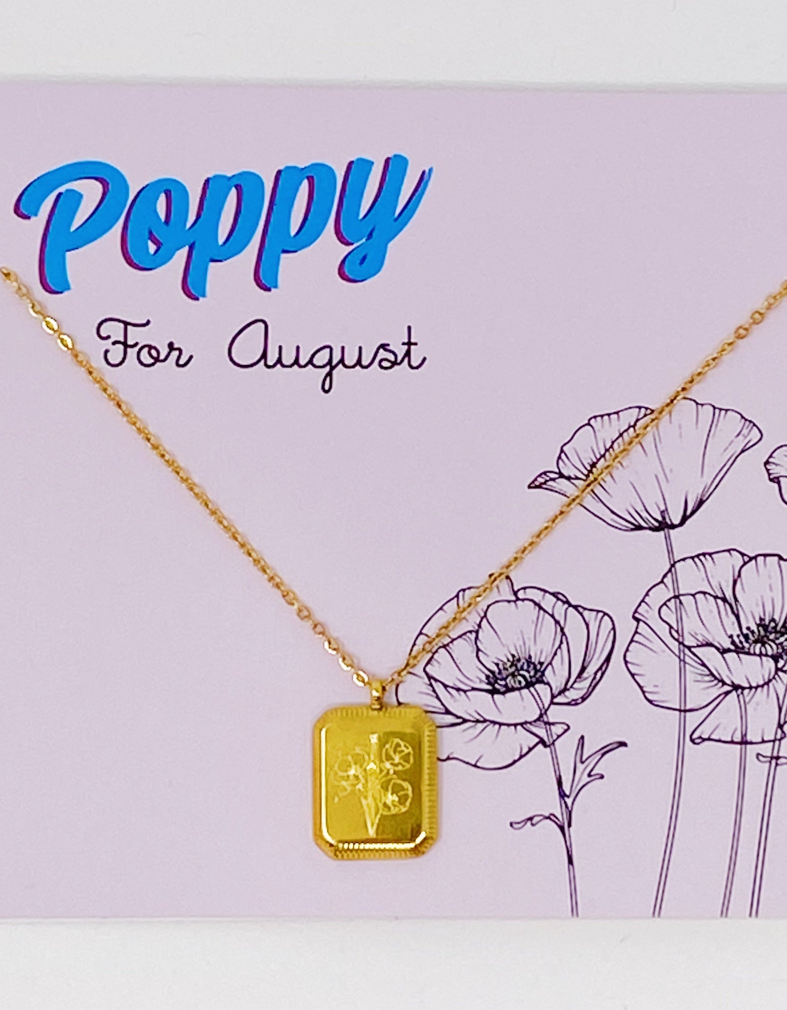 Blooming Birth Month Necklace by Ellisonyoung.com
