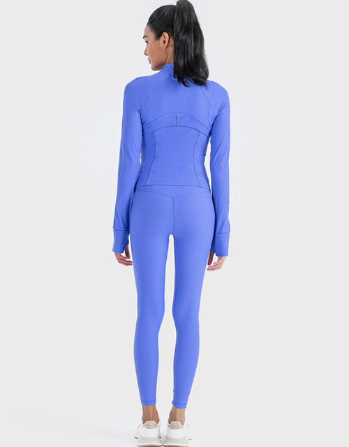 Load image into Gallery viewer, Millennia Zip-Up Long Sleeve Sports Jacket
