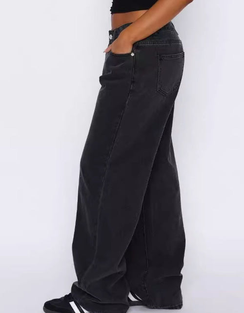 Load image into Gallery viewer, Wide Leg Jeans with Pockets
