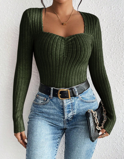 Load image into Gallery viewer, Honey Ribbed Long Sleeve T-Shirt
