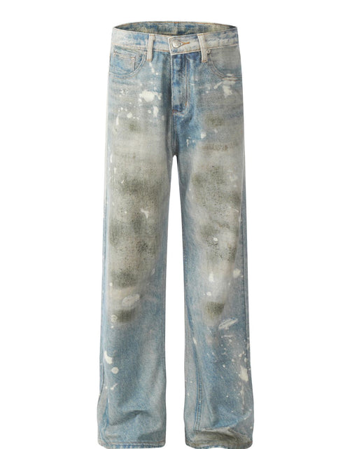 Load image into Gallery viewer, Men's Waste Soil Style Straight Leg Jeans
