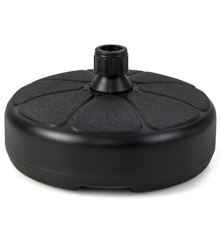 27 lbs Fillable Round Umbrella Base Stand for Yard Garden Poolside
