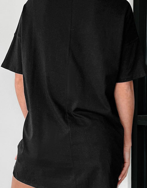 Load image into Gallery viewer, Round Neck Short Sleeve T-Shirt
