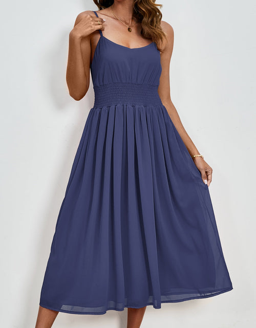 Load image into Gallery viewer, Scoop Neck Midi Cami Dress
