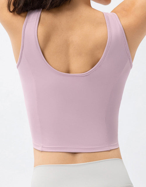 Load image into Gallery viewer, Round Neck Wide Strap Active Tank
