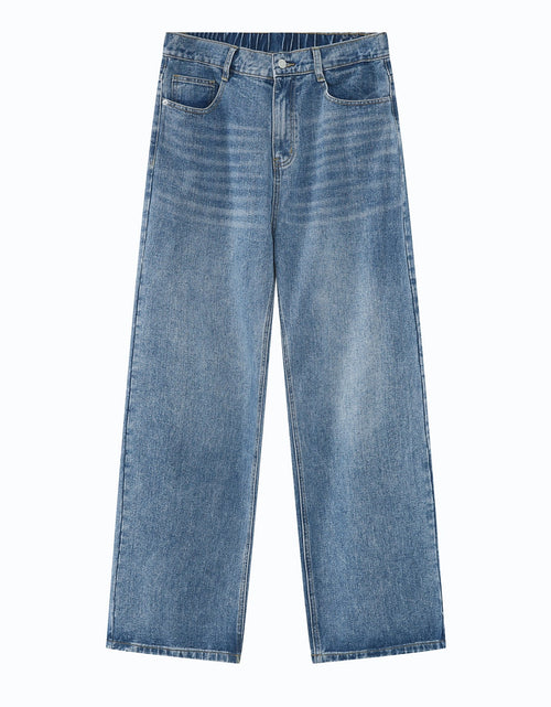 Load image into Gallery viewer, Wide Leg Jeans with Pockets
