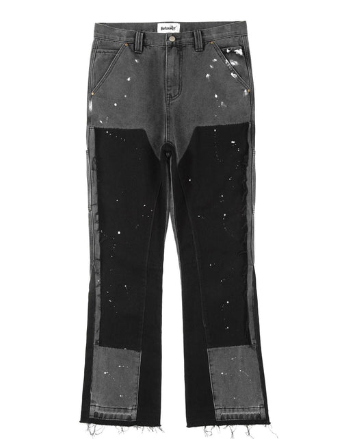 Load image into Gallery viewer, Men's Contrast Washed Bootcut Jeans
