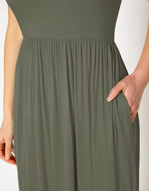 Load image into Gallery viewer, Womens Sleeveless Pleated Maxi Dress by Shop at Konus

