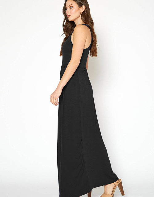 Load image into Gallery viewer, Womens Sleeveless Pleated Maxi Dress by Shop at Konus
