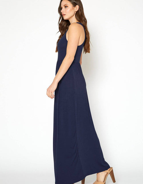 Load image into Gallery viewer, Womens Sleeveless Pleated Maxi Dress by Shop at Konus
