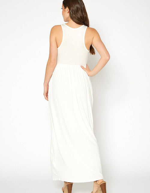 Load image into Gallery viewer, Womens Sleeveless Pleated Maxi Dress by Shop at Konus
