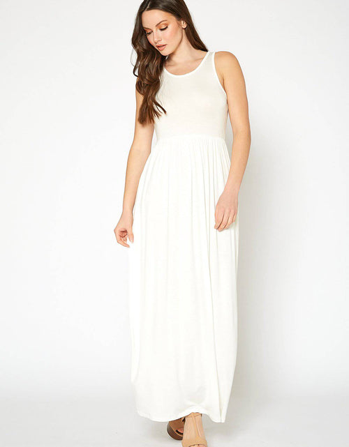 Load image into Gallery viewer, Womens Sleeveless Pleated Maxi Dress by Shop at Konus
