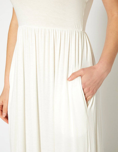 Load image into Gallery viewer, Womens Sleeveless Pleated Maxi Dress by Shop at Konus
