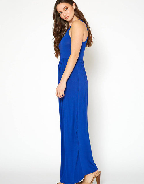 Load image into Gallery viewer, Womens Sleeveless Pleated Maxi Dress by Shop at Konus
