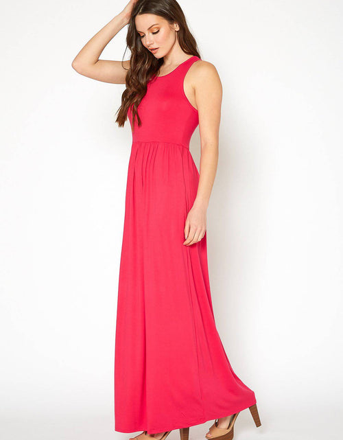Load image into Gallery viewer, Womens Sleeveless Pleated Maxi Dress by Shop at Konus
