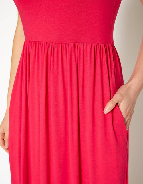 Load image into Gallery viewer, Womens Sleeveless Pleated Maxi Dress by Shop at Konus
