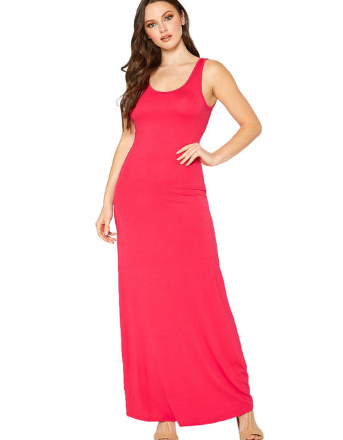 Load image into Gallery viewer, Women's Sleeveless Scoop Neck Maxi Dress by Shop at Konus
