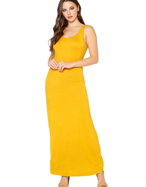 Load image into Gallery viewer, Women's Sleeveless Scoop Neck Maxi Dress by Shop at Konus
