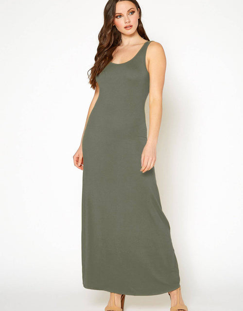 Load image into Gallery viewer, Women's Sleeveless Scoop Neck Maxi Dress by Shop at Konus
