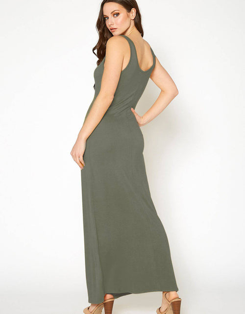 Load image into Gallery viewer, Women's Sleeveless Scoop Neck Maxi Dress by Shop at Konus

