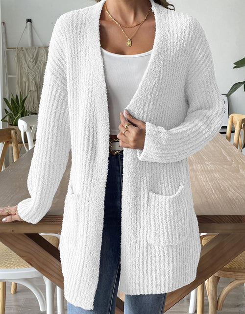 Load image into Gallery viewer, Open Front Long Sleeve Cardigan
