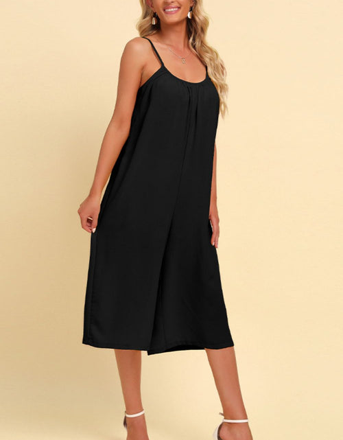 Load image into Gallery viewer, Spaghetti Strap Scoop Neck Jumpsuit
