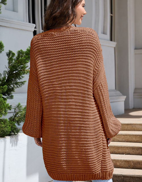 Load image into Gallery viewer, Open Front Longline Cardigan
