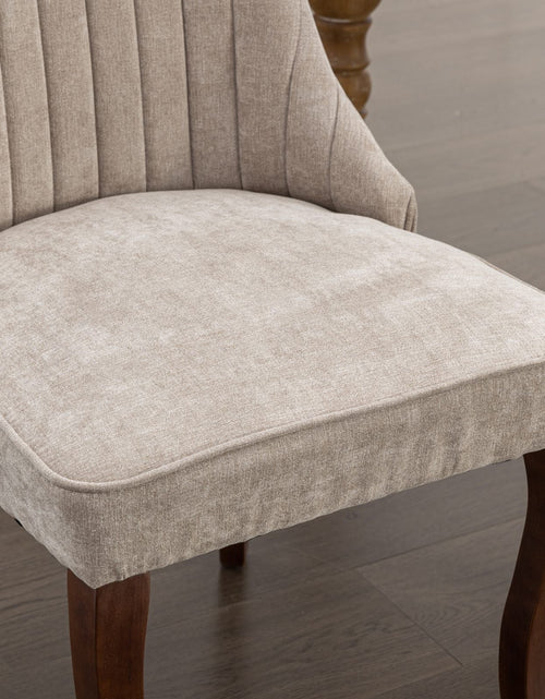 Load image into Gallery viewer, Set of 2 Rayon Cloth Flocking Linen Dining Chairs by Blak Hom
