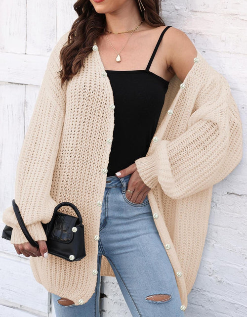 Load image into Gallery viewer, Open Front Long Sleeve Cardigan
