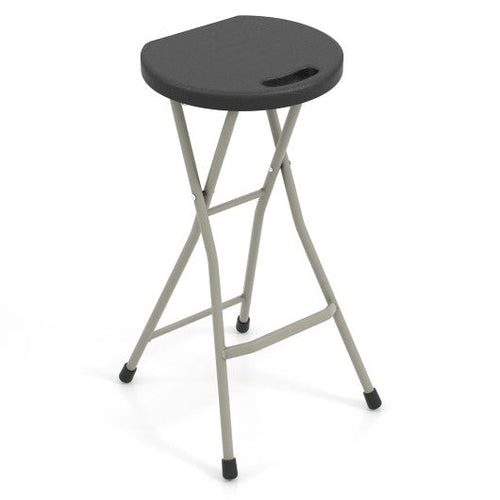 Load image into Gallery viewer, 28 Inch Portable Folding Stools with 330lbs Limited Sturdy Frame
