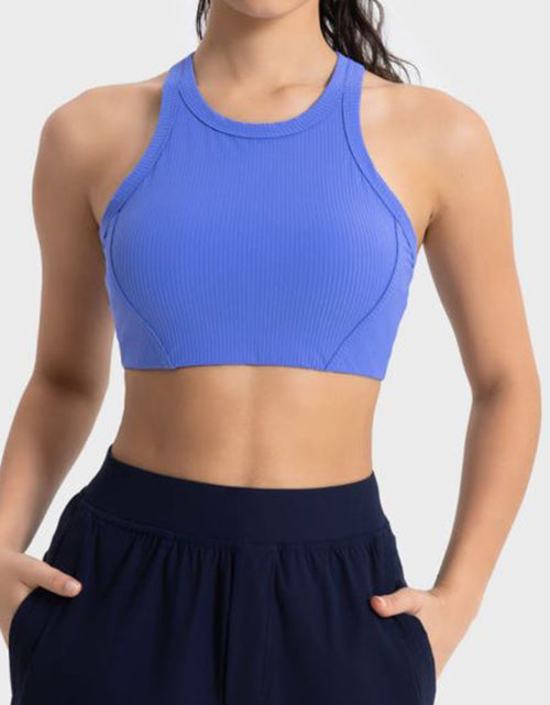Load image into Gallery viewer, Millennia Wide Strap Cropped Sport Tank
