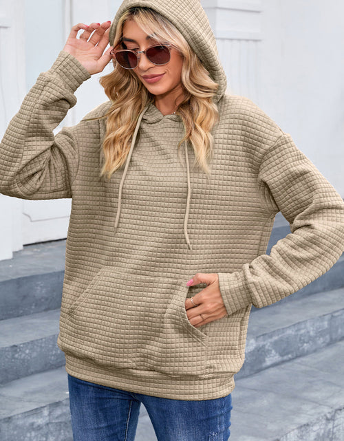 Load image into Gallery viewer, Dropped Shoulder Pocketed Hoodie
