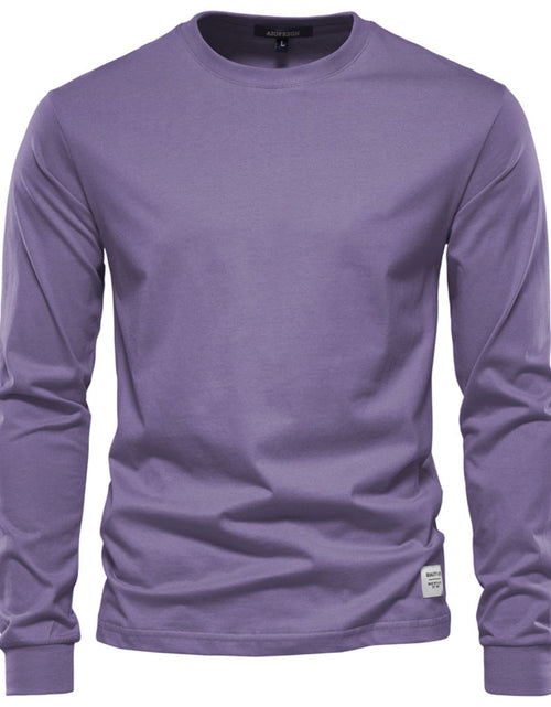 Load image into Gallery viewer, Men's Full Size Round Neck Long Sleeve T-Shirt Plus Size
