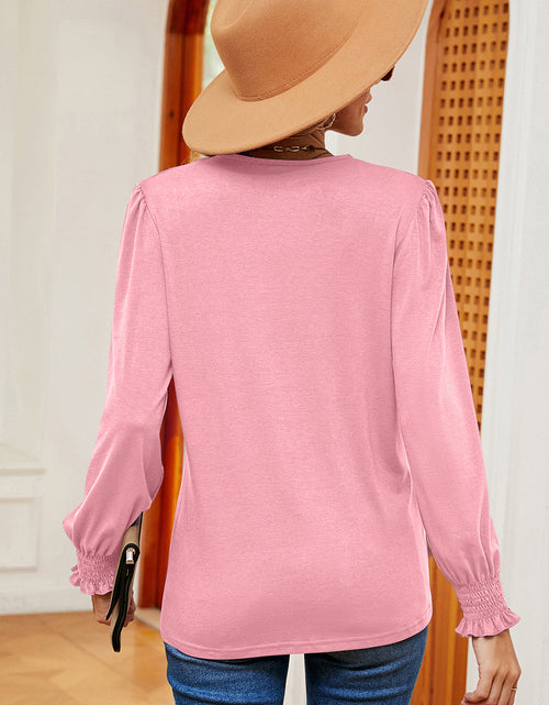 Load image into Gallery viewer, V-Neck Long Sleeve T-Shirt
